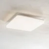 LED-sensorloftlampe Pronto, kantet, 33x33cm
