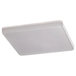 LED-sensorloftlampe Pronto, kantet, 33x33cm