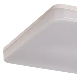 LED-sensorloftlampe Pronto, kantet, 33x33cm