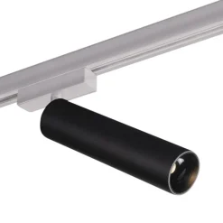 LED-skinnespot Trigga Volare 930 55° sort/krom