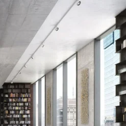 LED-skinnespot Vibo Volare 927 hvid/krom 10°