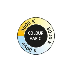 LED-skrivebordslampe MAULpearly, sort, 38 cm, dæmpbar, CCT