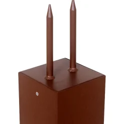 LED-solcellebelysning Tradition Sensor Corten 90 cm