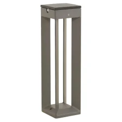 LED-solcellelampe Borne med sensor, 45 cm, grå