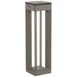 LED-solcellelampe Borne med sensor, 45 cm, grå