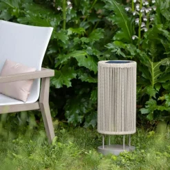 LED-solcellelampe Rop&Strip Højde 58 cm, 3.000 K, 500 lm