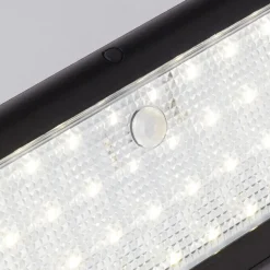 LED-solcellelampe til væg 67422BK-PIR, bevægelsessensor