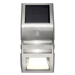 LED-solcellelampe til vægmontering Wally, bevægelsessensor