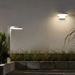 LED-solcellelampe til vægmontering Vidi med bevægelsessensor