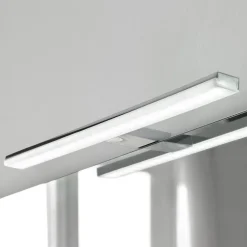 LED-spejlbelysning Pandora, krom, bredde 45,8 cm