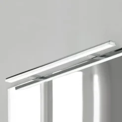 LED-spejlbelysning Pandora, krom, bredde 80,8 cm