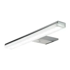 LED-spejlbelysning Pandora, krom, bredde 20,8 cm