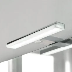 LED-spejlbelysning Pandora, krom, bredde 30,8 cm
