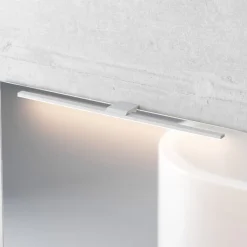 LED-spejlbelysning Triga, IP44, hvid, 60 cm, 4.000K