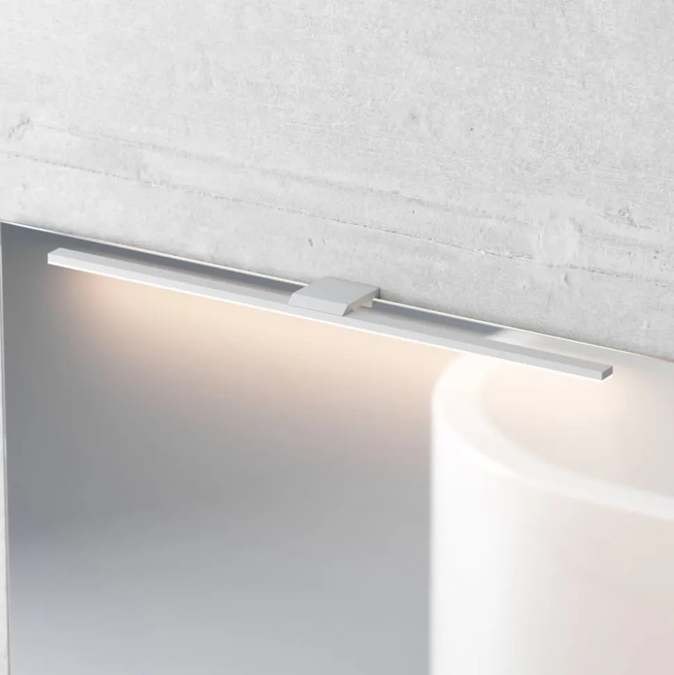 LED-spejlbelysning Triga, IP44, hvid, 60 cm, 4.000K