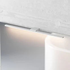 LED-spejlbelysning Triga, IP44, hvid, 60 cm, 3.000K