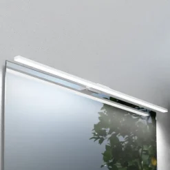 LED-spejlbelysning Triga, IP44, hvid, 80 cm, 3.000K