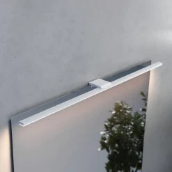 LED-spejlbelysning Triga, IP44, hvid, 80 cm, 3.000K