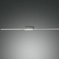 LED-spejllampe Nala, forkromet, bredde 110 cm, metal