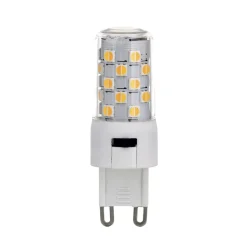 LED-stiftsokkelpære G9, 4 W, CCT, 370 lm, dæmpbar, transparent