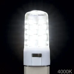 LED-stiftsokkelpære G9, 4 W, CCT, 370 lm, dæmpbar, transparent