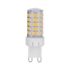 LED-stiftsokkelpære, klar, G9, 5 W, 2.700 K, 500 lm, dæmpbar