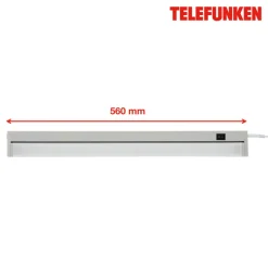 LED-underskabsbelysning Hestia, 4.000K, 1.000lm, titanium