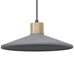 LEDVANCE Concrete Wood hængelampe, Ø 32 cm, beton, grå