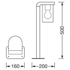 Ledvance Endura Classic Cascade sokkel lampe amber