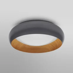 LEDVANCE LED-loftlampe Orbis Livia Ø 30 cm, grå, metal