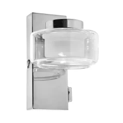 LEDVANCE LED-væglampe Orbis Flame, 1 lyskilde, krom, IP44