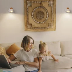 LEDVANCE LED-vægspot Cork, GU10, dæmpbar, hvid