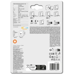 LEDVANCE Lunetta Edge stikdåse-natlampe, sort