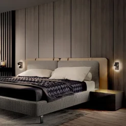 LEDVANCE Mars LED-vægspot, 2-lys, 1 spot, sort