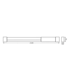 LEDVANCE Neon Flex LED-stripe RGB USB 2,1m