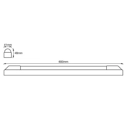 LEDVANCE Power Batten LED-loftlampe 60cm 4,000K