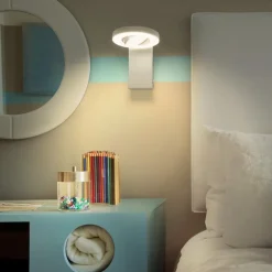 LEDVANCE Saturn CCT LED-vægspot, afbryder, hvid