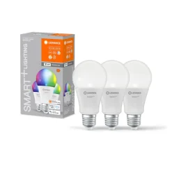 LEDVANCE SMART+ WiFi E27 14W Classic RGBW sæt med 3 stk