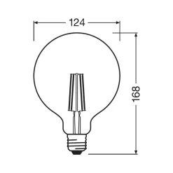 LEDVANCE SMART+ WiFi filament E27 6 W 827 G125
