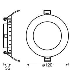 LEDVANCE SMART+ WiFi Orbis Downlight Slim Ø 12 cm