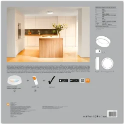 LEDVANCE SMART+ WiFi Orbis Cylinder CCT 45 cm hvid