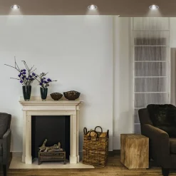 LEDVANCE Twist spot Ø9,3cm 840 hvid/sort