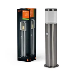 LEDVANCE vejlampe Endura Classic Ebro, stål, sensor