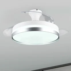 LED-ventilator Lindberg DC lydsvag Ø 100 cm CCT fjernbetjening