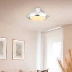 LED-ventilator Lindberg DC lydsvag Ø 100 cm CCT fjernbetjening