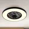 LED-ventilator Linköping lydløs CCT RGB fjernbetjening højttaler