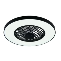 LED-ventilator Linköping lydløs CCT RGB fjernbetjening højttaler