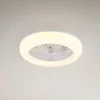 LED-ventilator Mora, DC, støjsvag, Ø 45 cm, CCT, fjernbetjening