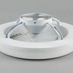LED-ventilator Mora, DC, støjsvag, Ø 45 cm, CCT, fjernbetjening
