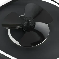 LED-ventilator Sortland, DC, støjsvag, 50 cm, CCT, fjernbetjening